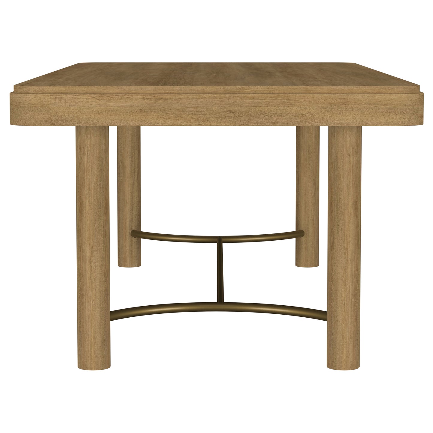 linnea 104-inch extension leaf dining table sand wash