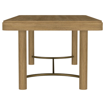 Linnea 104-inch Extension Leaf Dining Table Sand Wash
