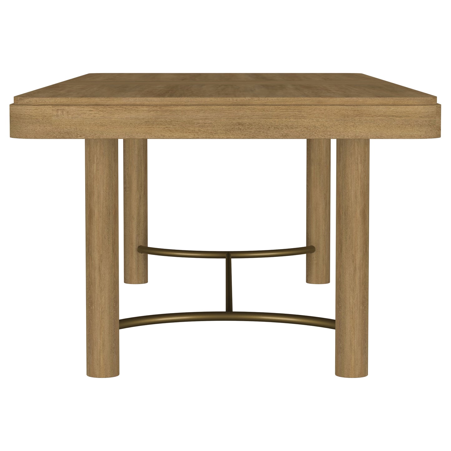 linnea 104-inch extension leaf dining table sand wash