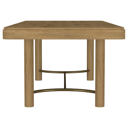 Linnea 104-inch Extension Leaf Dining Table Sand Wash