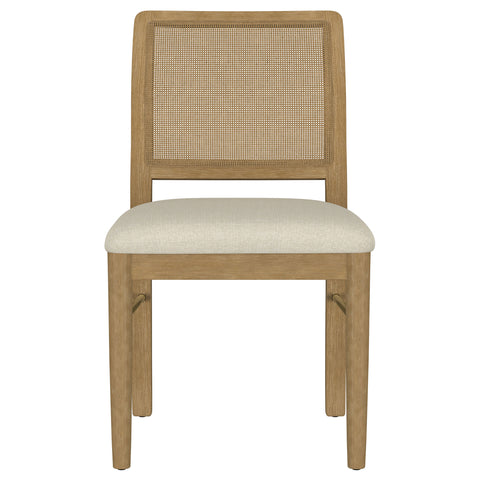 Linnea Rattan Cane Dining Side Chair Sand Wash (Set of 2)