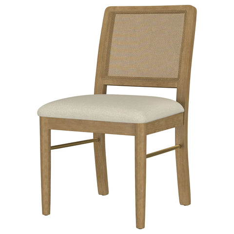 Linnea Rattan Cane Dining Side Chair Sand Wash (Set of 2)