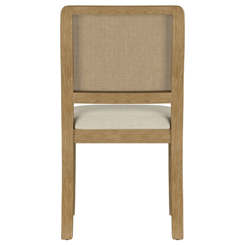 Linnea Rattan Cane Dining Side Chair Sand Wash (Set of 2)
