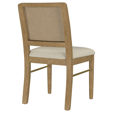 Linnea Rattan Cane Dining Side Chair Sand Wash (Set of 2)