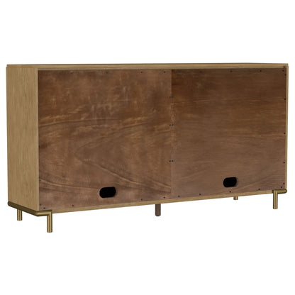 Linnea 2-drawer Cane Door Dining Sideboard Server Sand Wash