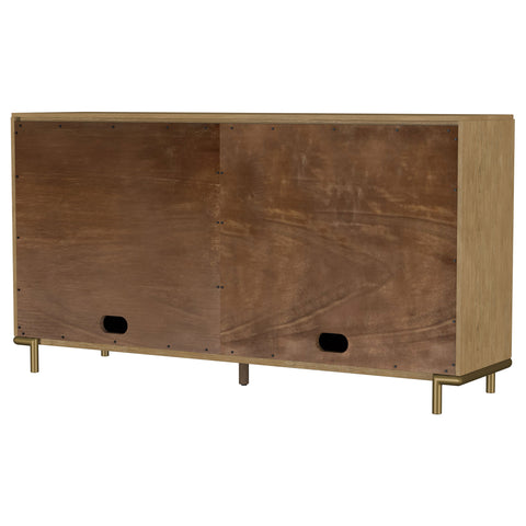 Linnea 2-drawer Cane Door Dining Sideboard Server Sand Wash