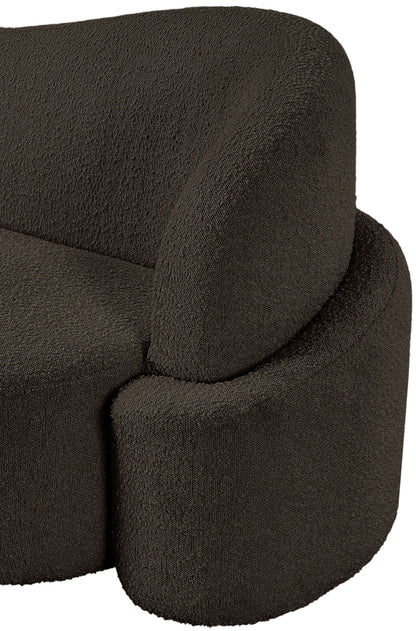 Vance Brown Boucle Fabric Chair C