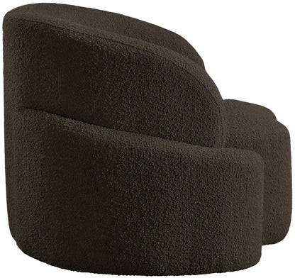 Vance Brown Boucle Fabric Chair C