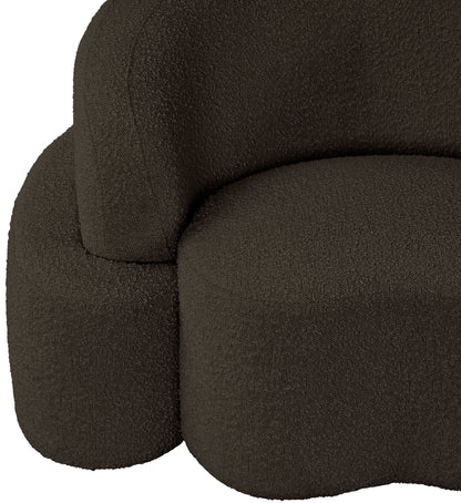 Vance Brown Boucle Fabric Chair C