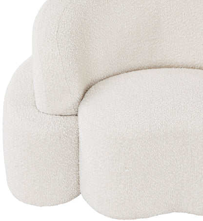 Vance Cream Boucle Fabric Chair C