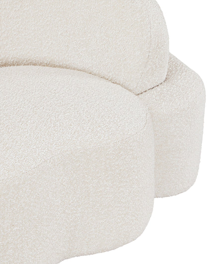 Vance Cream Boucle Fabric Chair C