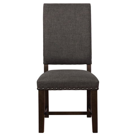 Beaufort Upholstered Dining Side Chair Warm Grey (Set of 2)Warm Grey