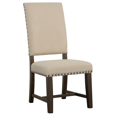 Beaufort Upholstered Dining Side Chair Beige (Set of 2)Beige