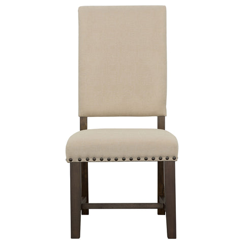 Beaufort Upholstered Dining Side Chair Beige (Set of 2)Beige