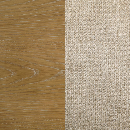 Cinder 5-piece Dining Table Set Brown Oak and LatteBrown Oak / Latte