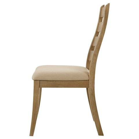 Cinder Wood Dining Side Chair Brown Oak (Set of 2)Latte / Brown Oak