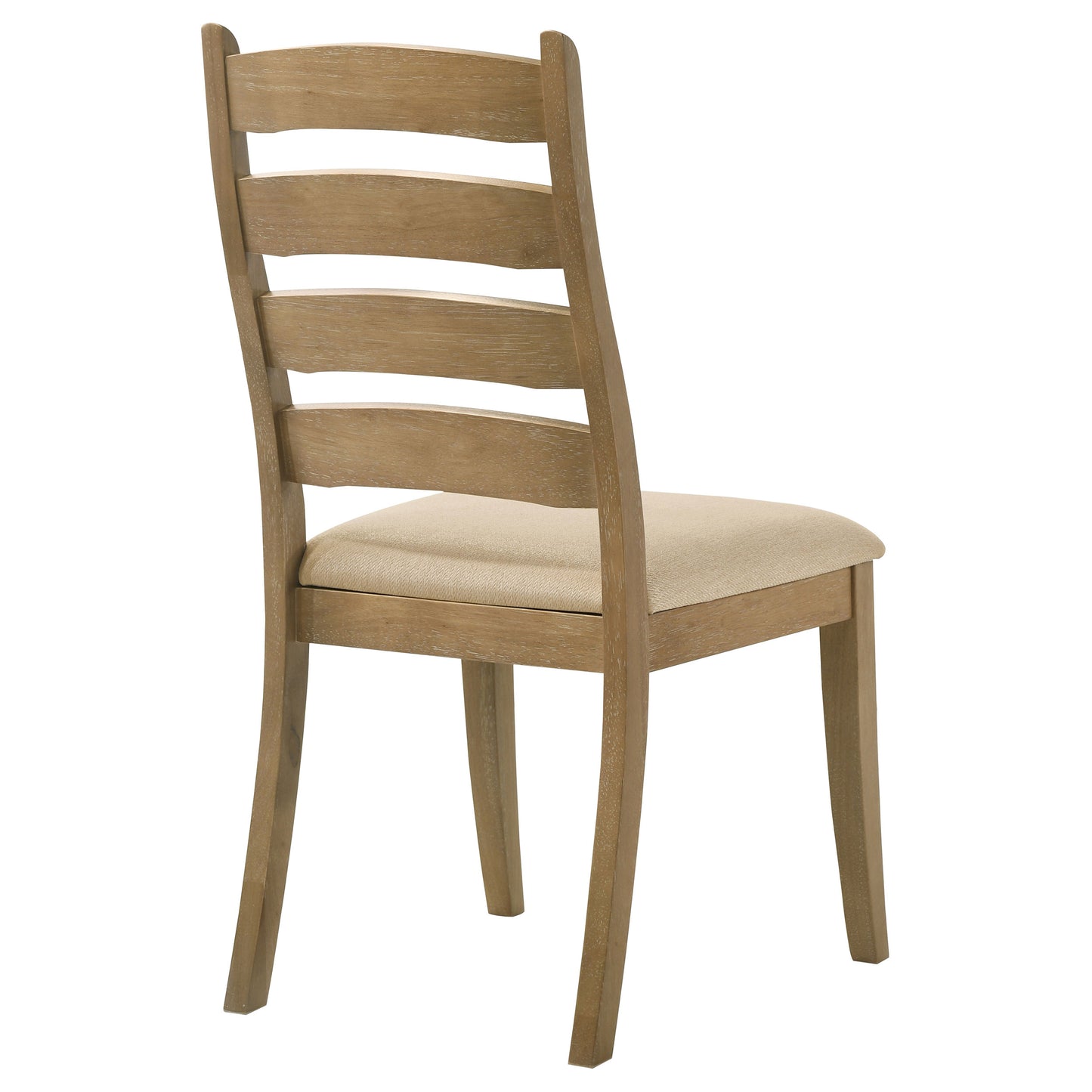 trisha wood dining side chair brown oak (set of 2)