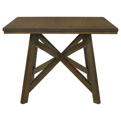 Brie 47-inch Square Counter Height Dining Table BrownBrown