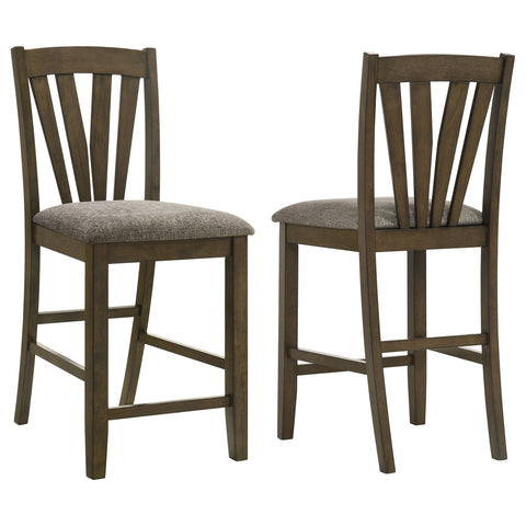 Brie Counter Height Dining Side Chair Brown (Set of 2)Brown