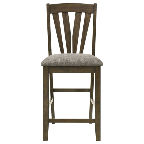 Brie Counter Height Dining Side Chair Brown (Set of 2)Brown