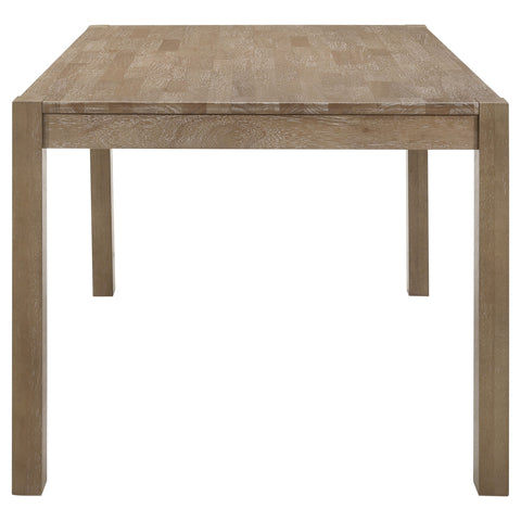 Mackinnon 71-inch Solid Wood Dining Table Washed BrownWashed Brown