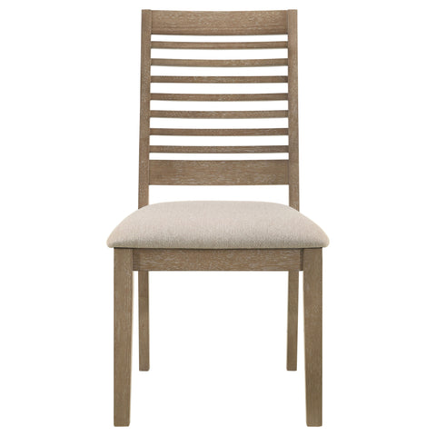 Mackinnon Wood Dining Side Chair Washed Brown (Set of 2)Washed Brown