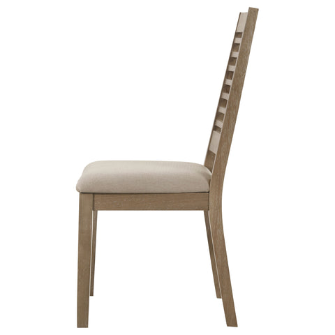 Mackinnon Wood Dining Side Chair Washed Brown (Set of 2)Washed Brown