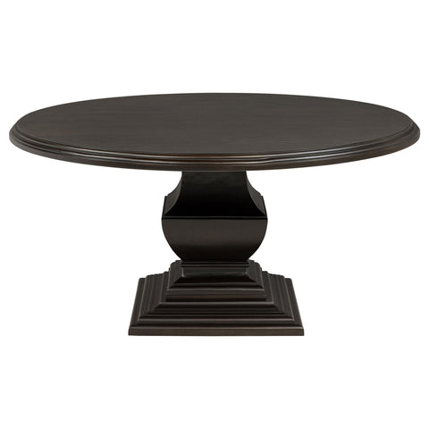 Bellatrix 60-inch Round Wood Dining Room Table Dark Cocoa