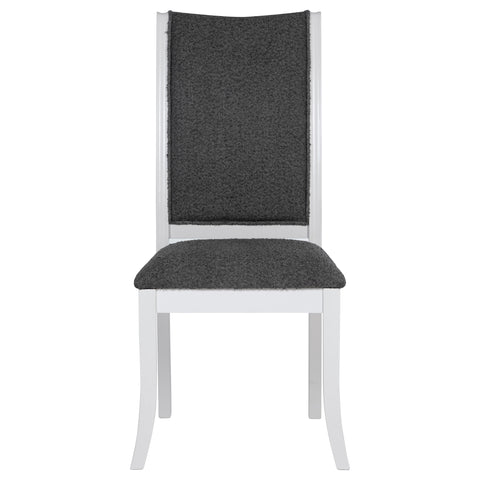 Twain Upholstered Dining Side Chair Pearl White (Set of 2)Pearl White