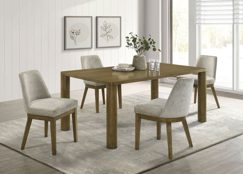Caballo 5-piece 71-inch Rectangular Dining Set Brown OakBrown Oak