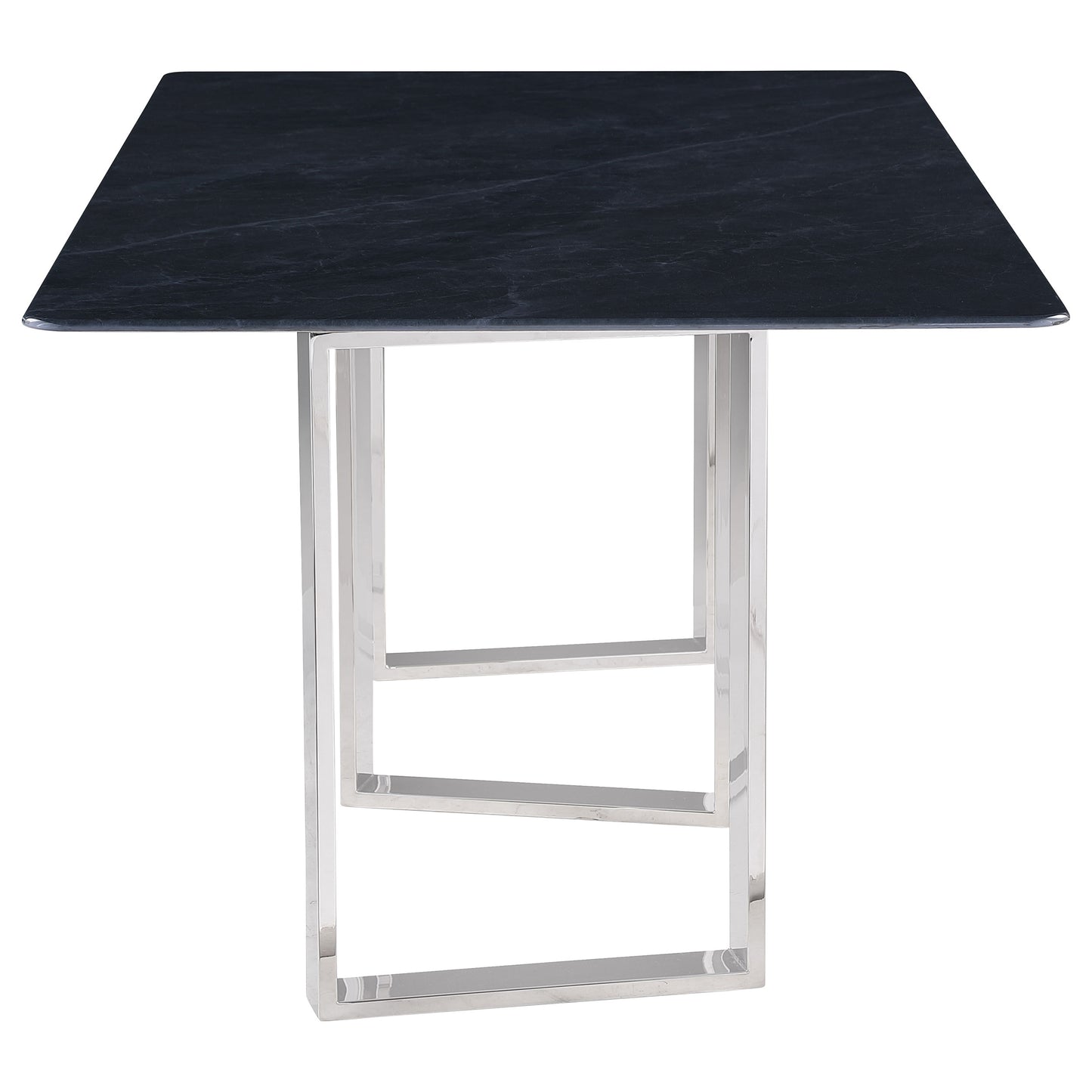 zyla 79-inch rectangular sintered stone dining table greygrey marble