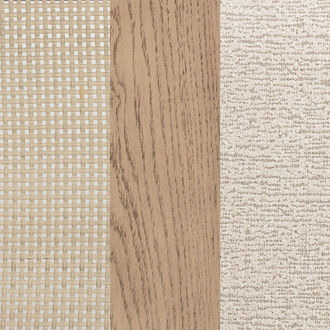 Jessie 10-piece Wood Dining Set with Sideboard Beige OakBeige Oak