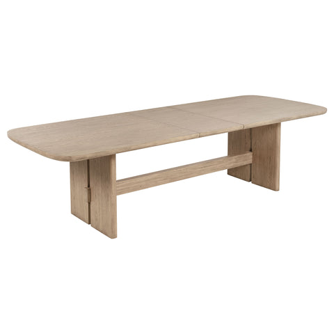 Jessie 110-inch Rectangular Wood Dining Table Beige OakBeige Oak