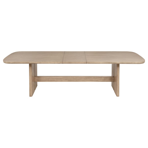 Jessie 110-inch Rectangular Wood Dining Table Beige OakBeige Oak