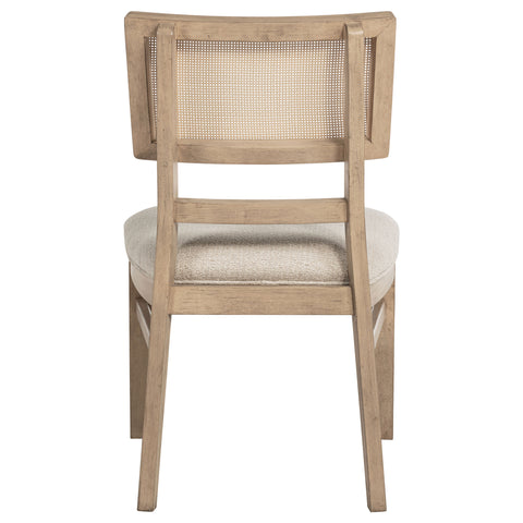 Jessie Radio Weave Cane Dining Side Chair Beige OakBeige Oak