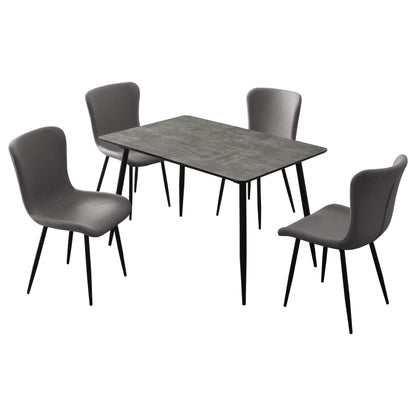 Merrick 5-piece Dining Set with Extension Table Grey
