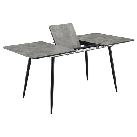 Merrick 63-inch Butterfly Leaf Extension Dining Table Grey