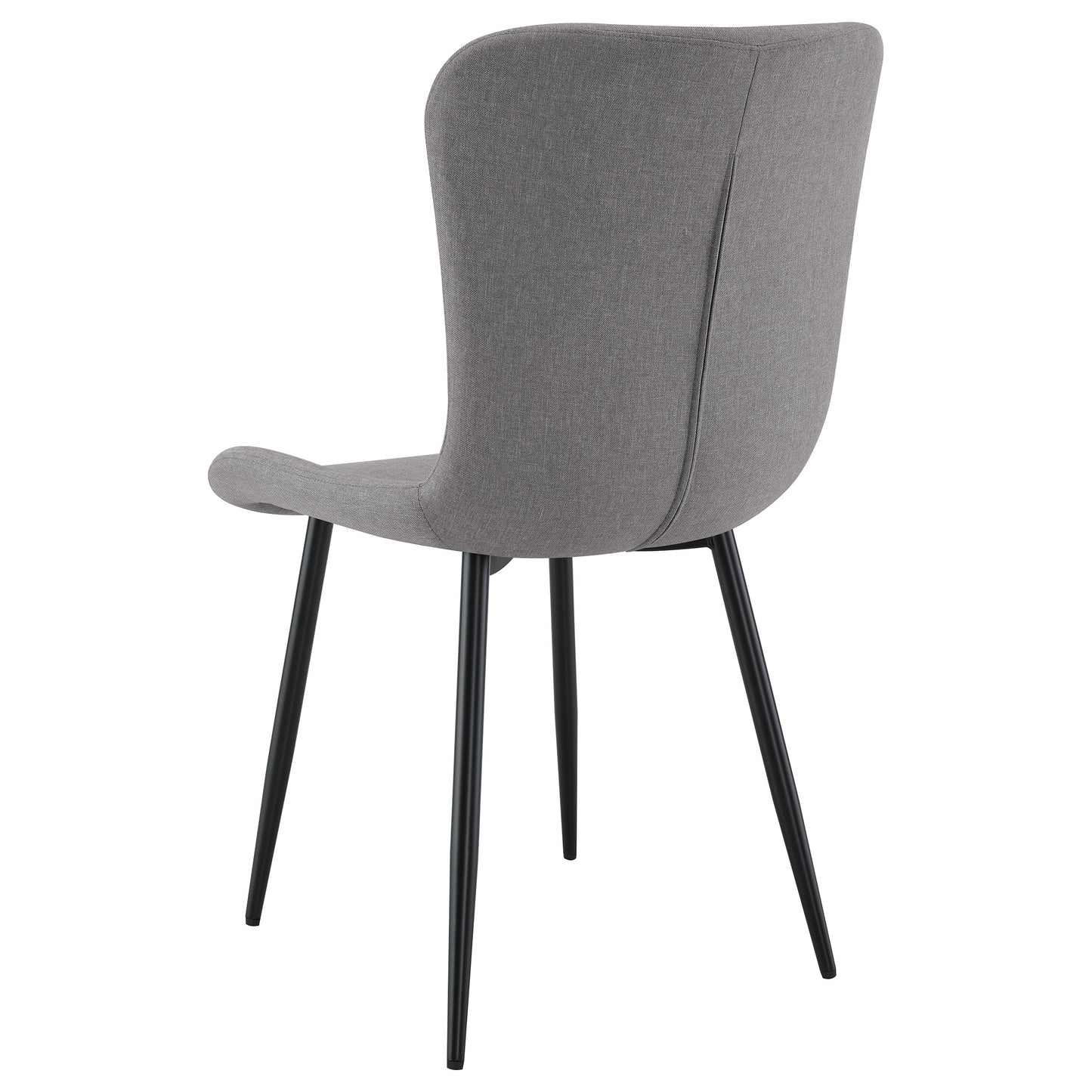merrick upholstered dining side chair warm grey (set of 2)