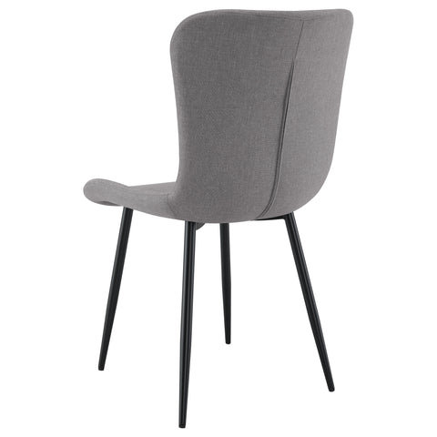 Merrick Upholstered Dining Side Chair Warm Grey (Set of 2)