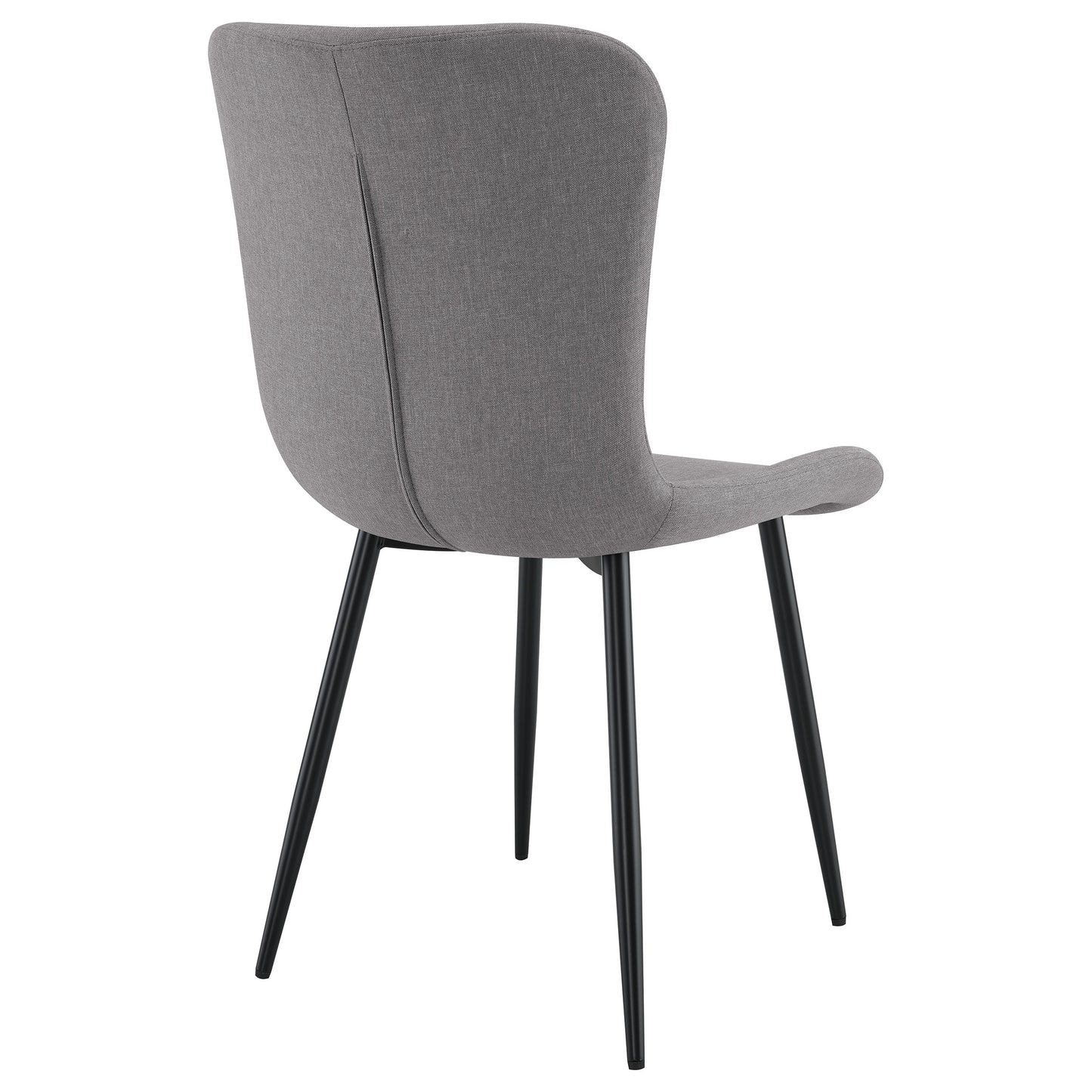 merrick upholstered dining side chair warm grey (set of 2)