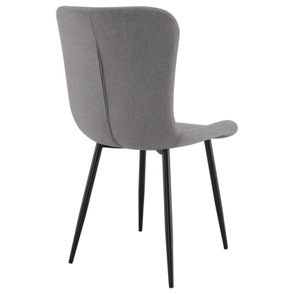 Merrick Upholstered Dining Side Chair Warm Grey (Set of 2)