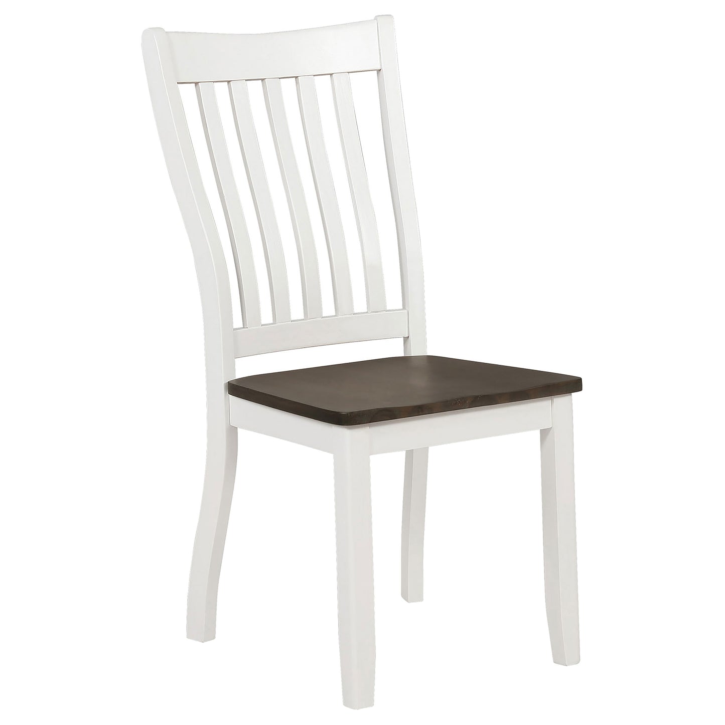 cisco wood dining side chair distressed white (set of 2)distressed white