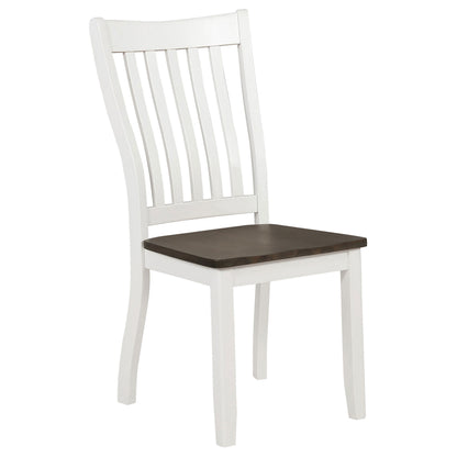 Cisco Wood Dining Side Chair Distressed White (Set of 2)Distressed White