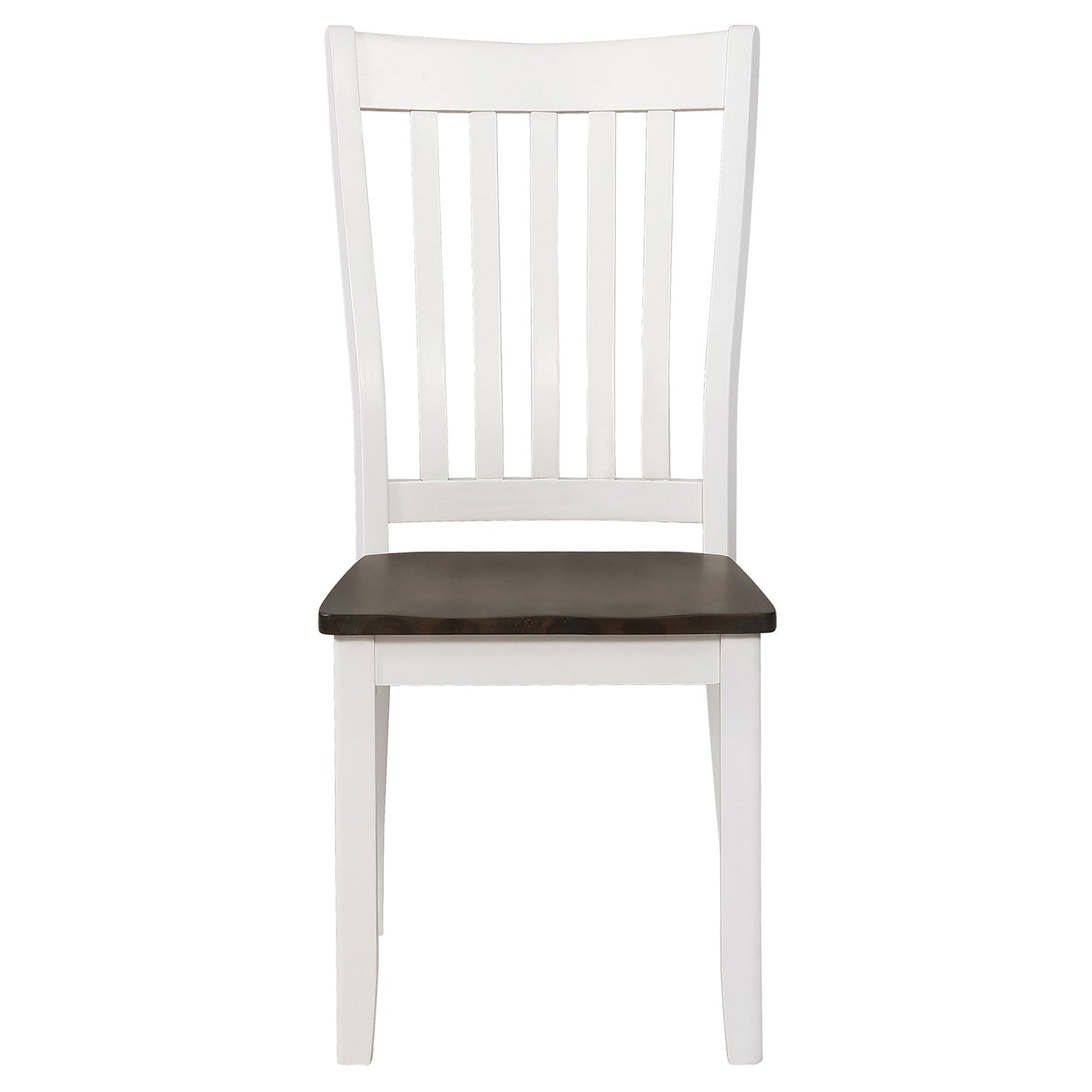 cisco wood dining side chair distressed white (set of 2)distressed white