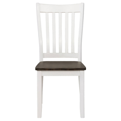 Cisco Wood Dining Side Chair Distressed White (Set of 2)Distressed White