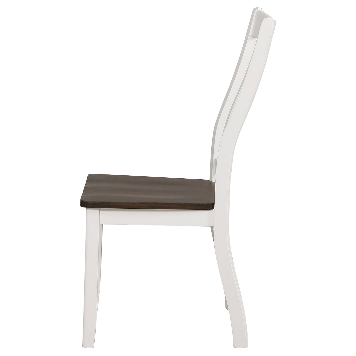 cisco wood dining side chair distressed white (set of 2)distressed white