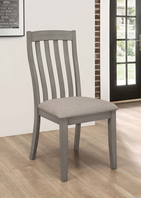 Mckay Wood Dining Side Chair Coastal Grey (Set of 2)Coastal Grey