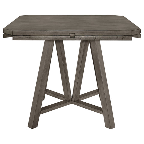 Serreta Round 60-inch Drop Leaf Counter Dining Table GreyBarn Grey