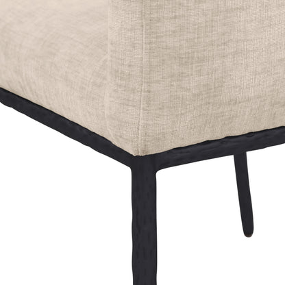 Shiloh Beige Chenille Fabric Dining Chair