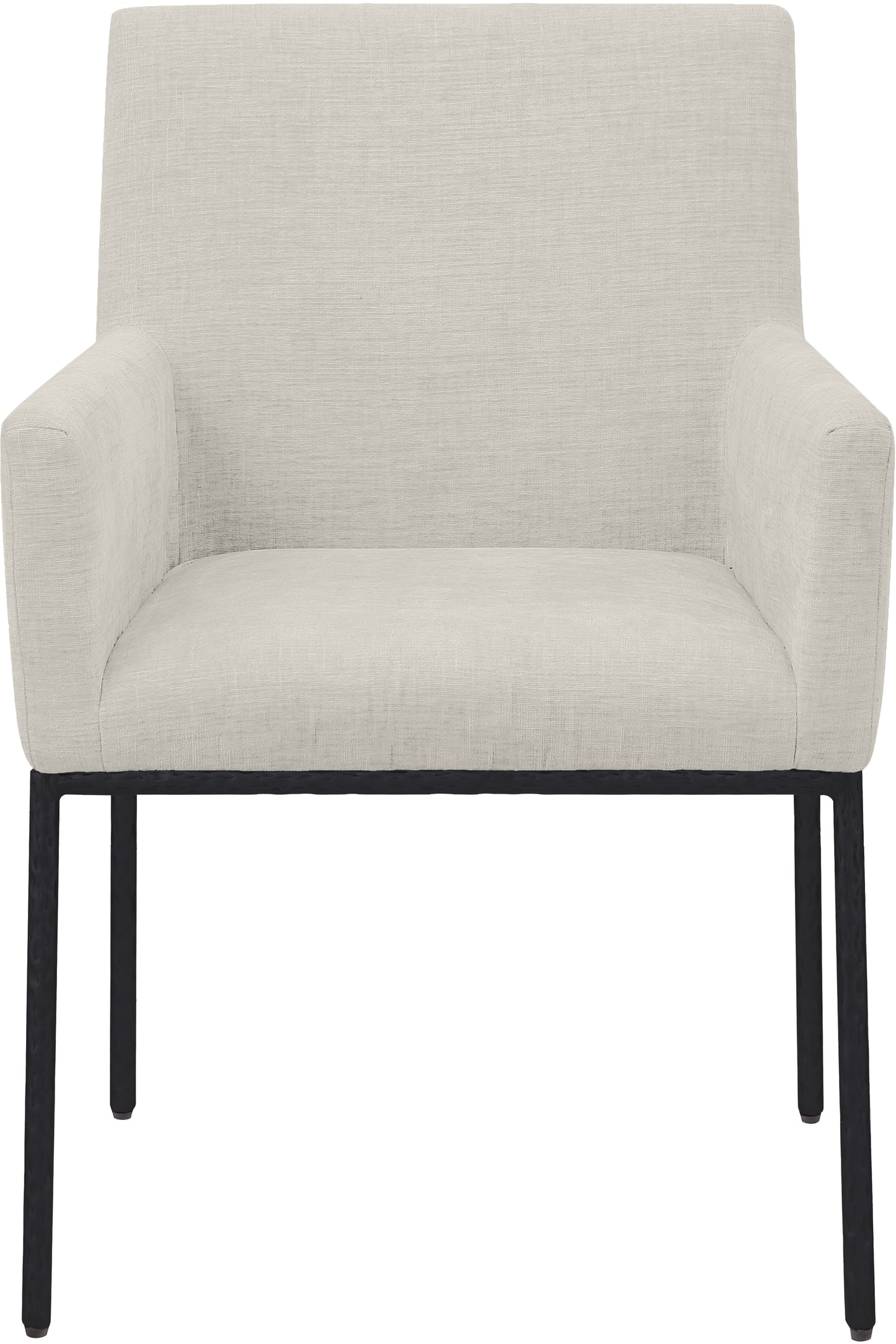 shiloh cream chenille fabric dining chair